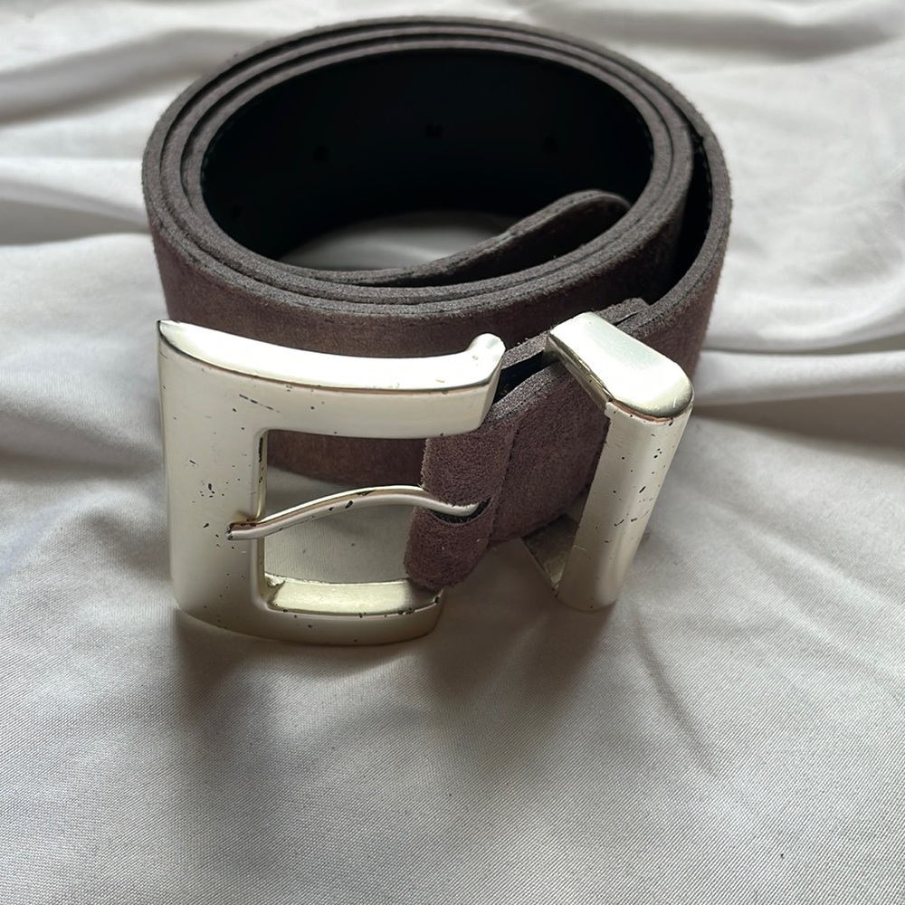 Purple Suede Belt